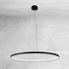 Metalowa lampa wisząca Agari LED 38W 3000K czarna do holu