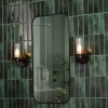 Łazienkowa lampa ścienna Bolton BOL0722 z włącznikiem IP44 czarny