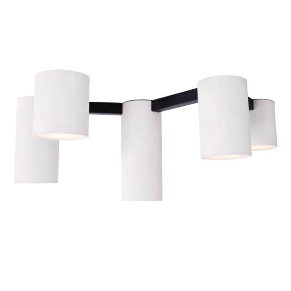 Sufitowa lampa wielopunktowa Laxer C0230 Maxlight tuby biały czarny