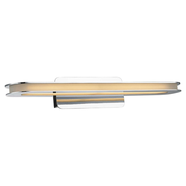 Kinkiet LAMPA ścienna SCARLETT MB1279M Italux metalowa OPRAWA listwa LED 8W 3000K galeryjka chrom