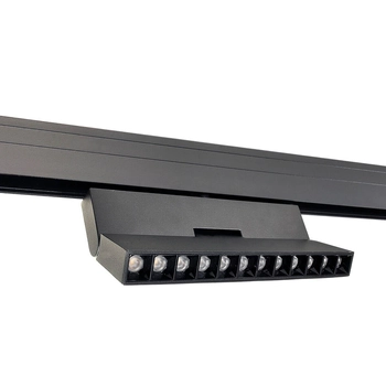 Spot na szyny magnetyczne Komatsu 6498 Shilo LED 12W 3000K metalowy czarny