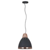 Lampa wisząca MERTON MD-HN8209 BK+RC metalowa industrialna loft grafitowy