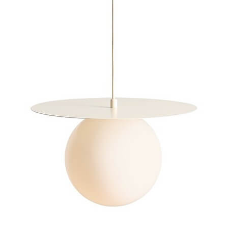 Wisząca lampa molekuła LOOP 1125G9_M Aldex szklana kremowy