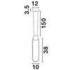 modernistyczna lampa wisząca Barre LE43550 LED 11W 3000K czarna outlet