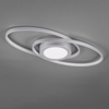 Srebrna lampa sufitowa Galaxy LED 27W 3000K nowoczesna nad łóżko