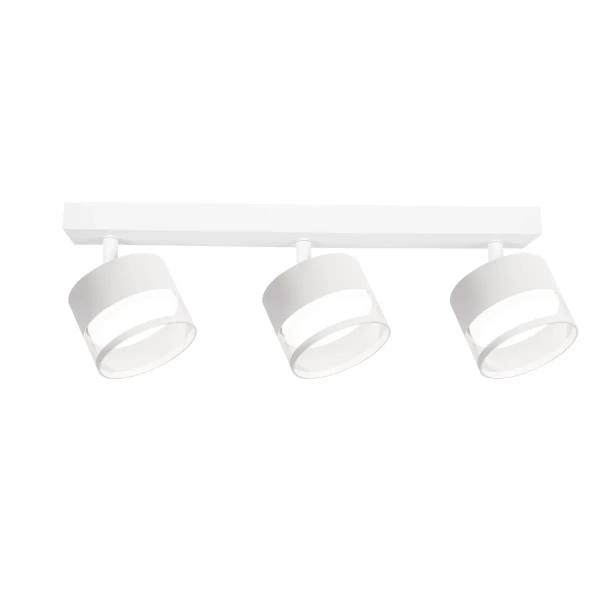 Potrójna lampa sufitowa Kendal LP-6331/3WS TR/WH tubki białe