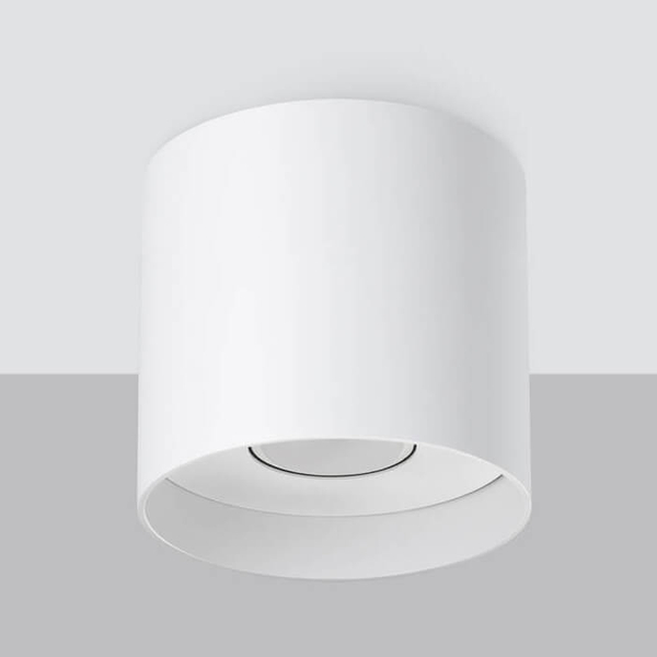Nasufitowa lampa downlight Mika SL.1280 do gabinetu biała