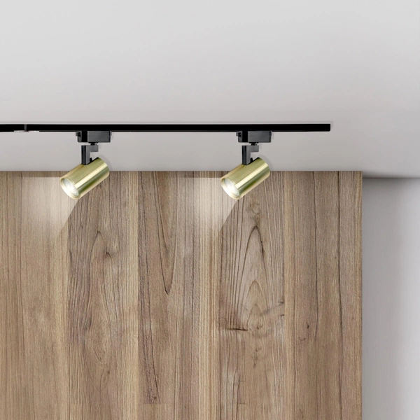 Zestaw szynowy jednofazowy nasufitowy LYNX 329530 tubki czarne złote