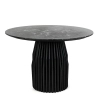 Stół do jadalni LEVANTE MM001501100334 czarny drewniany fi120cm