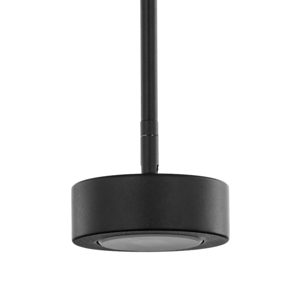 Zwisowa lampa czarna BAR ruchomy reflektor 1xGx53 do biura 41672