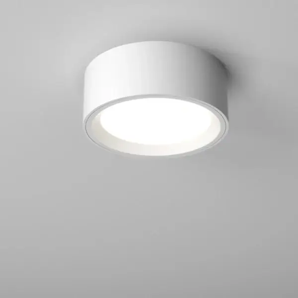 Minimalistyczne oczko sufitowe białe RING rim LED 17W 3000K okrągłe do salonu 47020-M930-D9-00-13