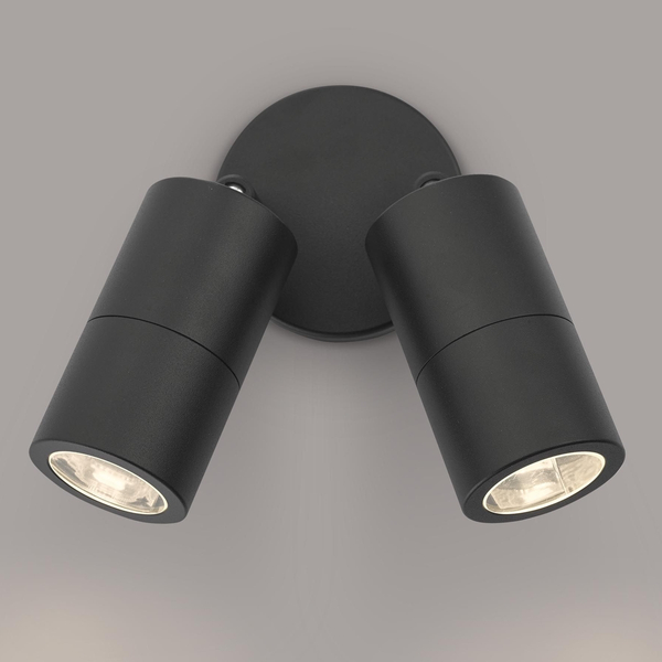 Zewnętrzny kinkiet Ortega ORT0922 Dar Lighting reflektor IP65 czarny