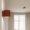 Plafon okrągły AURA SL.1802 ryflowany metalowy terakota