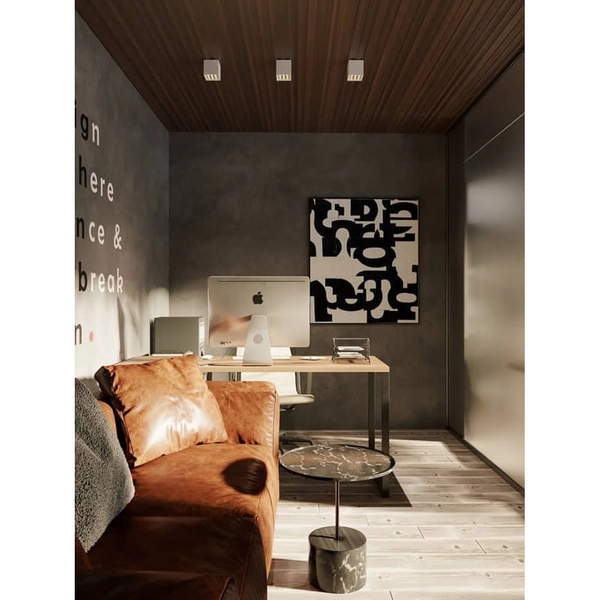 Kuchenna lampa sufitowa X-LINE C0252 Maxlight LED 10W 3000K kostka biały czarny