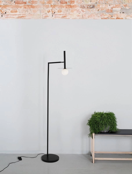 Podłogowa lampa stojąca MORELOS LE42889 z regulacją czarna
