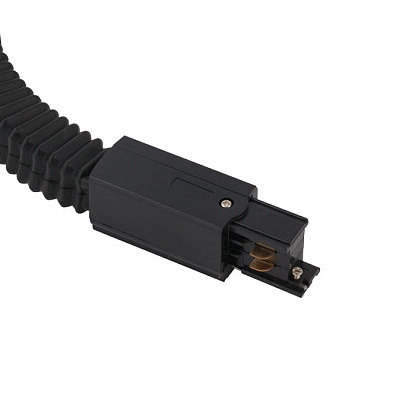 Elastyczny ŁĄCZNIK szynoprzewodu CTLS 8700 Nowodvorski do 3-fazowej szyny natynkowej 230V czarny