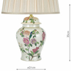 Porcelanowa podstawa do lampy stołowej Peony PEO4255 Dar Lighting wielokolorowa