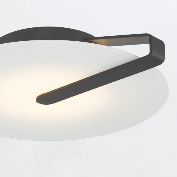 Ścienna lampa do salonu Nuvola QN-NUVOLA-F-M-BK LED 18W 3000K czarna biała