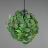 Salonowa lampa wisząca Leavy R10461915 RL Light roślina czarna zielona