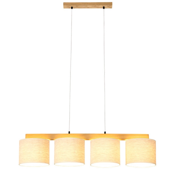 Wisząca lampa boho BOHO 529110404 abażurowa tuby zwis skandynawski beżowy