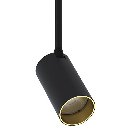 Regulowany downlight pokojowy Mono 7680 punktowy plafon czarny