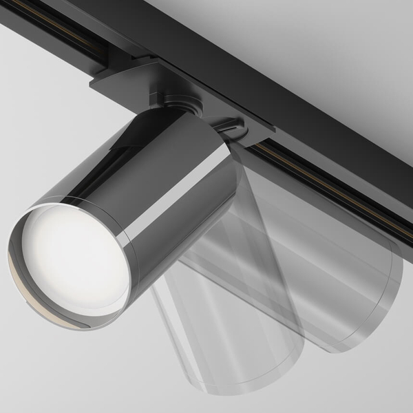 Lampa sufitowa do szyny Focus TR020-1-U-GU10-BGF 1-faz grafit czarny