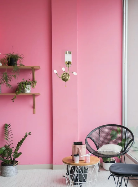 Retro lampa ścienna 8267/1 21QG z kryształkami mosiądz