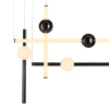 Wisząca lampa loftowa O-LINE LED 44W 3000K listwy nad stół ST-1691L-4 BLACK
