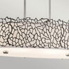Owalna lampa zwisająca Silver Coral KL-SILVER-CORAL-ISLE Kichler srebrna
