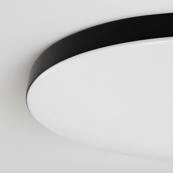 Sufitowy plafon ledowy Siena ML1834 LED 80W CCT sterowany pilotem czarny