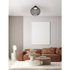 Okrągła lampa nasufitowa RITA LE44255 LED 19W 3000K jadalniana czarna