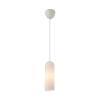Szklana lampa wisząca MIELLA 2412523001 tuba nad stół biała