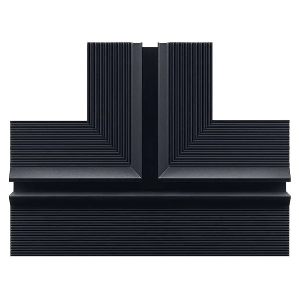 Podtynkowy narożnik typu T do szyn Magnetic Track ML2321 czarny