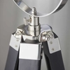 Industrialna lampa podłogowa Nautical EH-NAUTICAL-FL Endon statyw nikiel czarny