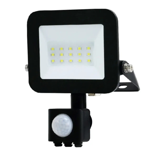 Zewnętrzny projektor NAŚWIETLACZ 304780 Polux elewacyjna OPRAWA metalowy naświetlacz LED 10W 6500K outdoor IP65 czarny