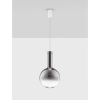 Szklana lampa wisząca TORCENA LE45186 LED 8W 3000K nad stół szara