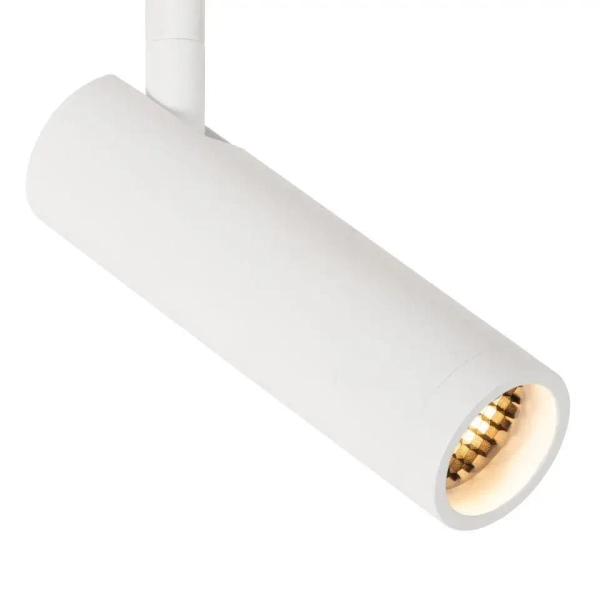Szynowa lampa jednofazowa Track 22975/01/31 do jadalni tuba biała