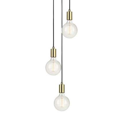 LAMPA wisząca SKY 106333 Markslojd metalowa OPRAWA zwis KASKADA przewody kable mosiądz