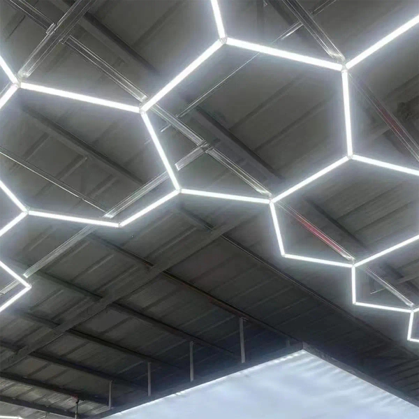 Podłużny plafon Geometric New LP-0209/1M 60CM 4K LED 4000K IP44 biały