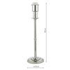 Metalowa podstawa do lampki nocnej Marble MAR4238-EH Dar Lighting nikiel