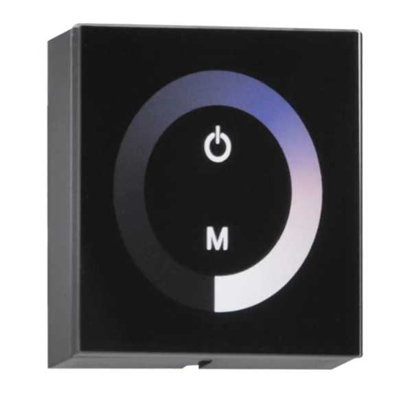 Włącznik dotykowy ze ściemniaczem do taśm LED 318596 czarny
