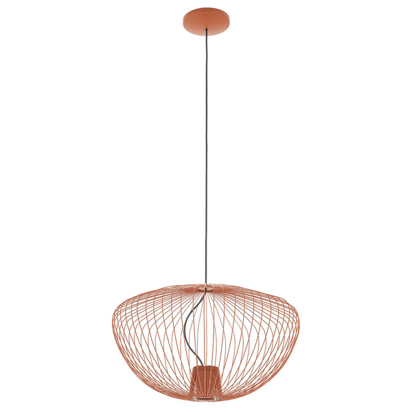 Metalowa lampa wisząca PUMPKIN 11495 druciana terakota