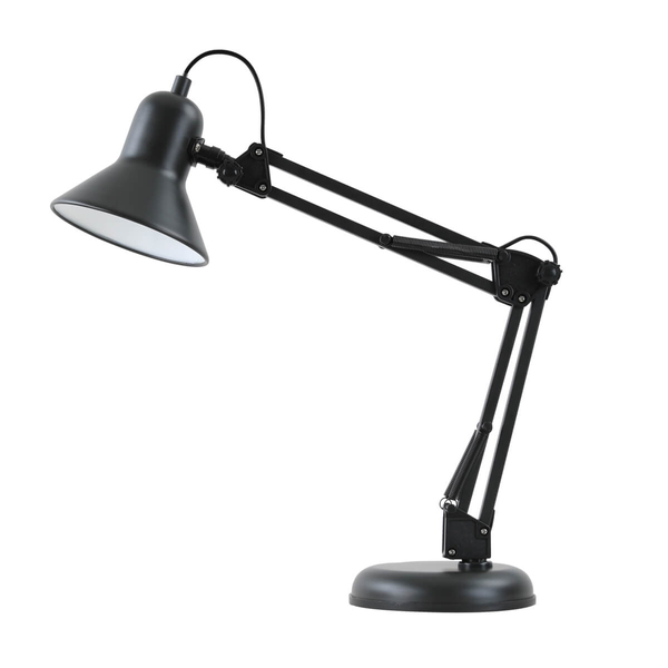 Lampka biurkowa Tiago TB-29743-BK Italux regulowana reflektorek czarna