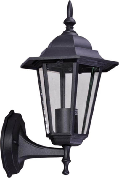 Lampa elewacyjna Standard K-5009A UP CZARNY retro czarna 