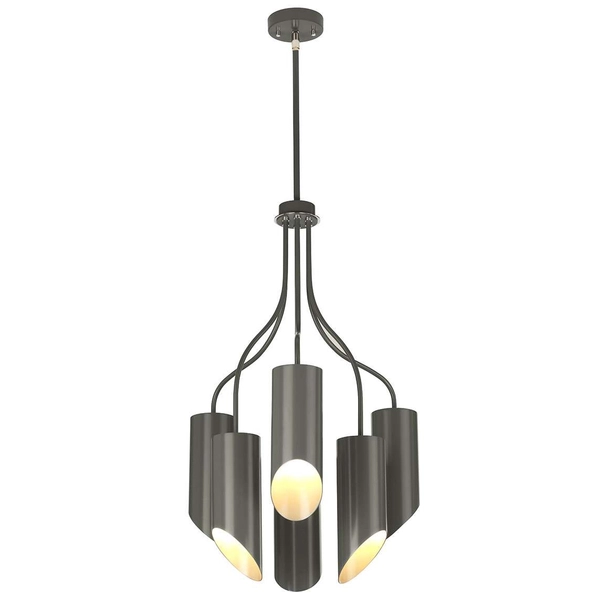 LAMPA sufitowa QUINTO QUINTO6-GPN Elstead metalowa OPRAWA plafon pręty tuby szare polerowany nikiel