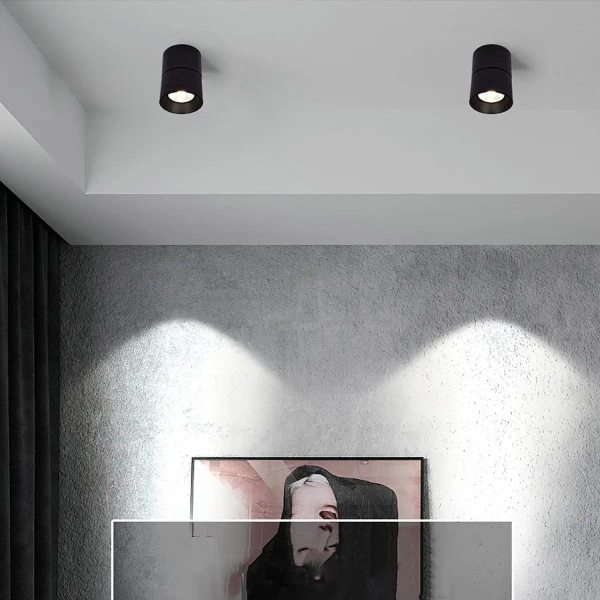 Metalowy spot Estetica ABR-LPR-7W-C-NW Abruzzo LED 7W 4000-4500K czarny