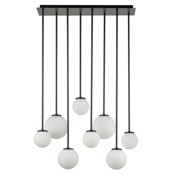 Salonowa lampa sufitowa molekuły Tulia 33495 Sigma kule biała czarna