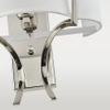 Metalowa lampa ścenna Faro W01053NI-WH Cosmolight biały nikiel