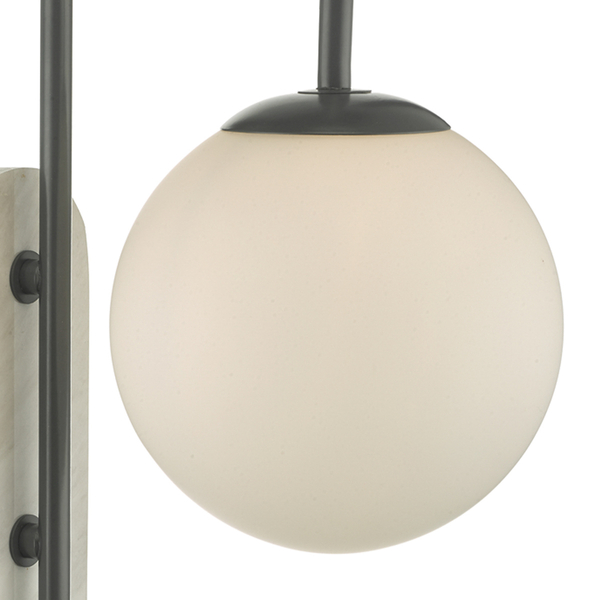 Łazienkowy kinkiet ścienny Deuce DEU0739 Dar Lighting kula IP44 marmur