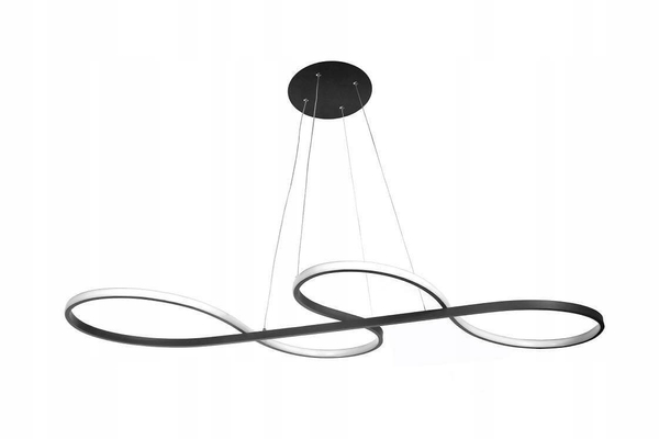 Żyrandol dekoracyjny 838 Domeno LED 60W 3000-6000K metalowy czarny